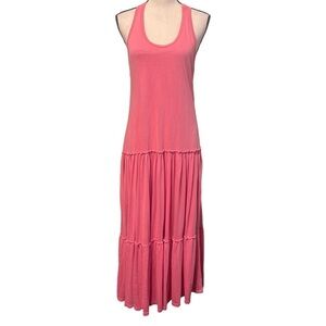 Sundry Tiered Sleeveless Racer Back‎ Maxi Dress